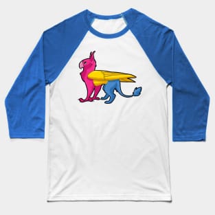 Pansexual Pride Gryphon Baseball T-Shirt